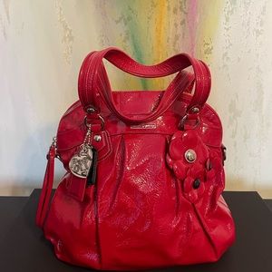 Coach Red Patent Leather Bag